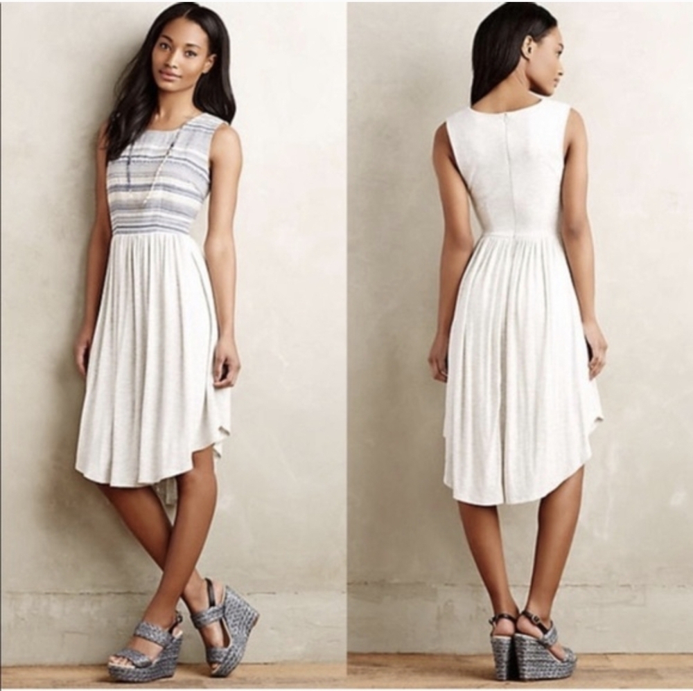 Anthropologie Dolan Sabado Embroidered Dress